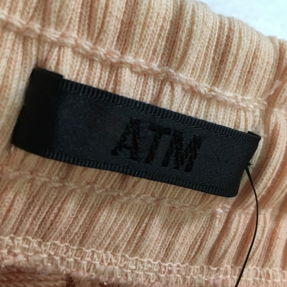 Nwt ATM Anthony Thomas Melillo Dip-Dyed Multi Color Ombré Terry Shorts - Picture 6 of 14